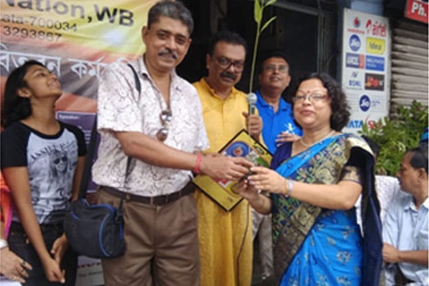 SAPLING DISTRIBUTION AT BEHALA, KOLKATA, WEST BENGAL