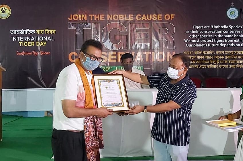 FELICITATION BY SUNDARBAN TIGER RESERVE, GOVT. OF WEST BENGAL