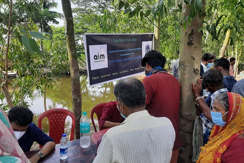 FREE HEALTH CAMP WITH FREE MEDICINES AT KUMIRMARI ISLAND, SUNDARBANS